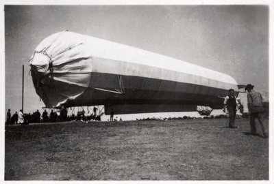 Zeppelin LZ 5 in Goeppingen, Duitsland, 1909 1933 door Unbekannt