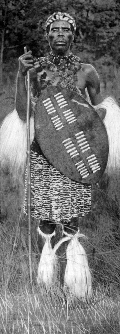 Zulu-hoofdman, 1926 door Unbekannt