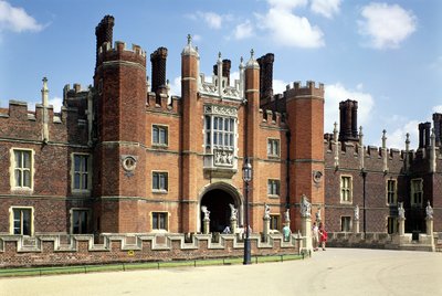 Hampton Court Palace in de lente 14 & 1520 door Unbekannt Unbekannt