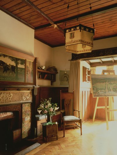 Interieur van een van de kamers door Unbekannt Unbekannt
