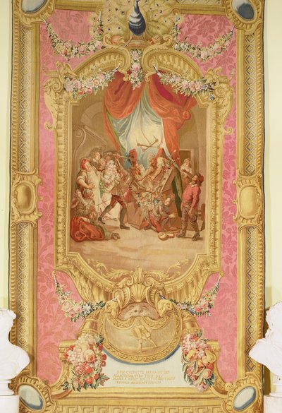Scène uit Don Quichot, wandtapijt uit de Regents Gallery door Unbekannt Unbekannt