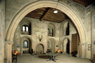 De Banketzaal, Hedingham Castle, Essex, VK door Unbekannt Unbekannt