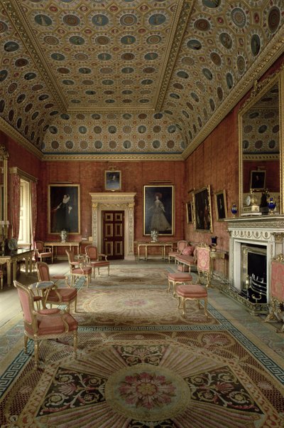 De Rode Tekenzaal, Syon House, Middlesex door Unbekannt Unbekannt