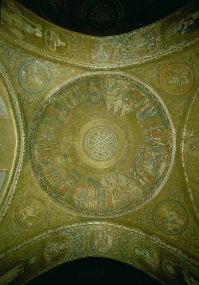 Het verhaal van Jozef, mozaïek uit de 3e koepel in de vestibule van de San Marco Basiliek, Venetië door Unbekannt Unbekannt