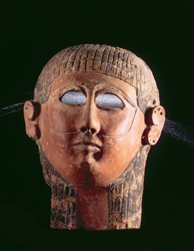 00368 Baardmasker, uit Carthago, Tunesië, Fenicisch, 4e eeuw v.Chr. door Unbekannt