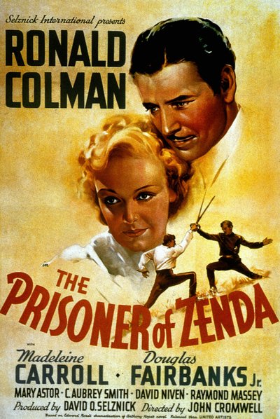 Affiche van de film De gevangene van Zenda door Unbekannt