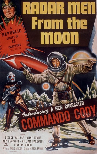 Affiche van de film Radar men from the moon met George Wallace, Aline Towne en Roy Barcroft 1952 door Unbekannt