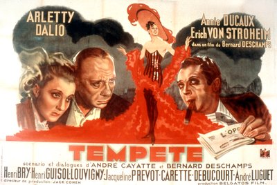 Affiche van de film Tempête door Unbekannt