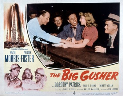Poster van de film The big Gusher met Wayne Morris en Preston Foster 1951 door Unbekannt