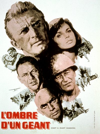 Affiche van de film Casting a Giant Shadow door Unbekannt