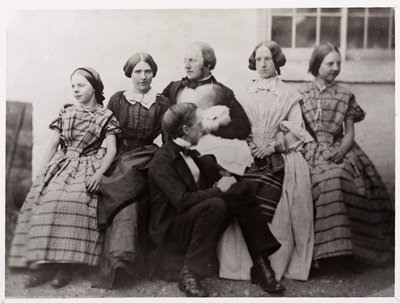 Alexander Parkes, Engelse uitvinder en chemicus, met zijn familie, ca. 1870 door Unbekannt