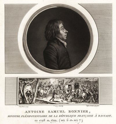 Antoine Samuel Bonnier, Gevolmachtigd Minister van de Franse Republiek door Unbekannt