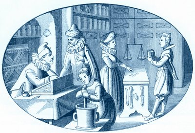 Apotheek door Unbekannter Künstler