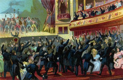 Belgische Revolutie van 1830 door Unbekannter Künstler
