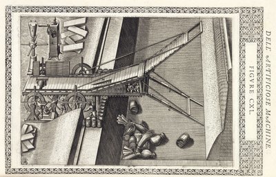 Machine voor het overbruggen van een gracht door Unbekannt