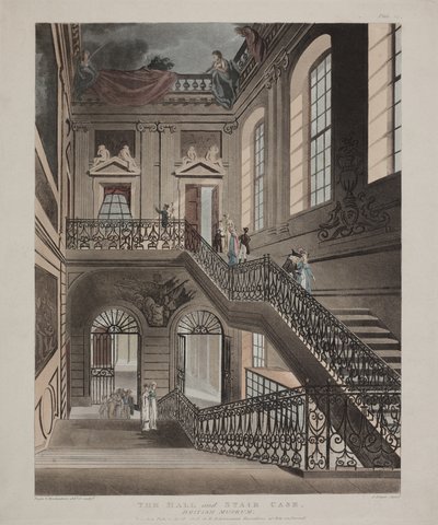 British Museum, Holborn, 1808 door Unbekannt
