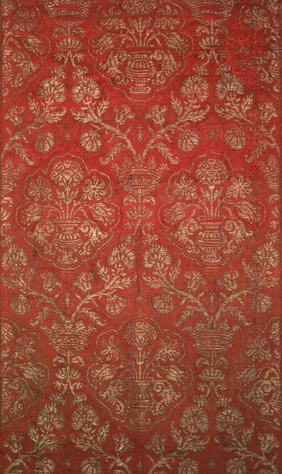 Brocade met granaatappel patroon, Italiaans door Unbekannt