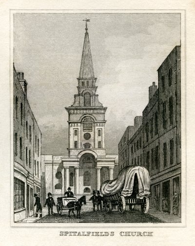 Christchurch Spitalfields door Unbekannt