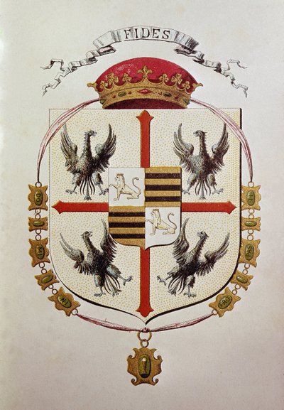 Wapen van de familie Gonzaga door Unbekannter Künstler