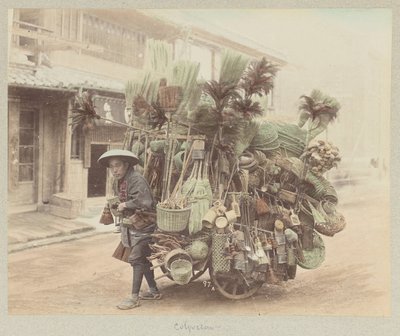 Colporter - Japan 1880-1910 door Unbekannter Künstler