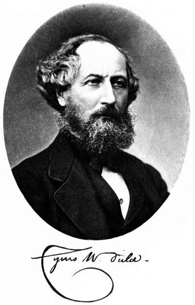 Cyrus W Field, Amerikaanse financier en ondernemer, ca. 1875 door Unbekannt