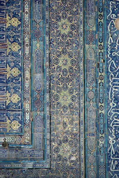 Detail van boogdecoratie, Paleis van Ak-Sarai (Wit Paleis) laat 14e eeuw door Unbekannt