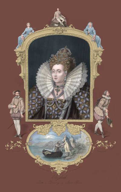 Elizabeth I door Unbekannter Künstler