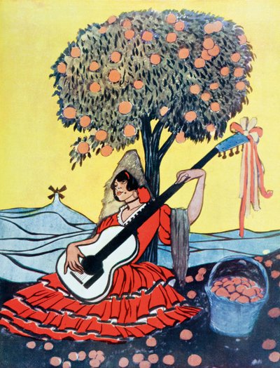 "Españolada", Alles Spaans, naar een werk van Francisco Sancha, uit La Esfera door Unknown