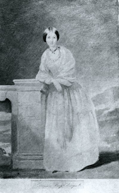 Florence Nightingale, Engelse verpleegster en ziekenhuis hervormer, ca. 1860 door Unbekannt
