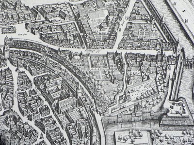 Frankfurt Judengasse 1628 door Unbekannter Künstler