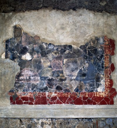 Fresco, Villa Arianna, Stabiae, Campania, Italië, Romeinse beschaving, 2e eeuw v.Chr., (detail) door Benjamin Baud
