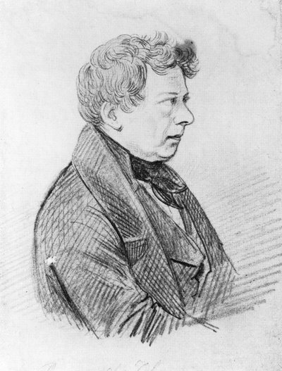 Georg Simon Ohm, Duitse natuurkundige, ca. 1820 door Unbekannt