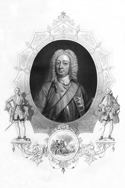 George II door Unbekannter Künstler