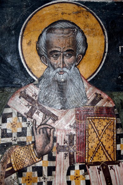 Grieks-orthodox christendom; oude Byzantijnse fresco