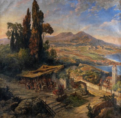 Golf van Napels 19c door Unbekannter Künstler