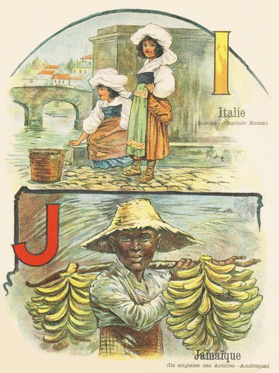 I J - Italië, Jamaica - ABC des deux mondes, Emile Guerin, Parijs, circa 1900 door Unbekannt