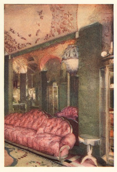 Interieur van de Richard Hudnut-winkel, rue de la Paix, Parijs, 1928 door Unbekannter Künstler
