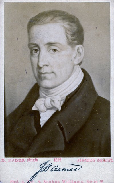 Johann Baptist Cramer door Unbekannt
