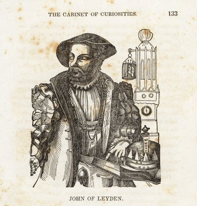 Jan van Leiden, Nederlandse Anabaptistische leider door Unbekannter Künstler