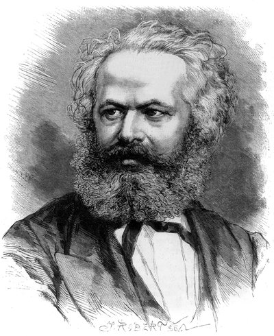 Karl Marx door Unknown