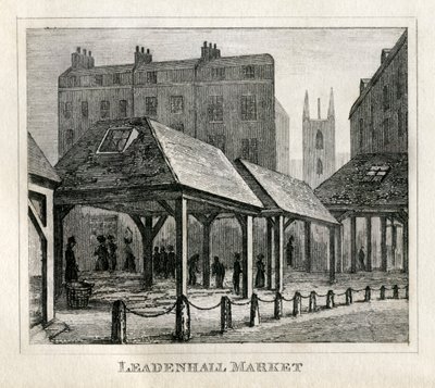 Leadenhall Markt door Unbekannt
