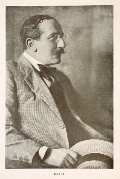 Leon Bakst (1866-1924), Russische schilder, portretfoto door Unbekannt