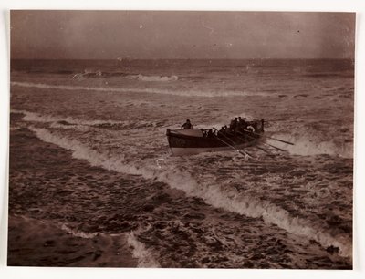 Reddingsboot, ca. 1885 door Unbekannt