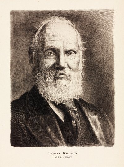 Lord Kelvin, Schotse ingenieur, wiskundige en natuurkundige, c 1900 door Unbekannt