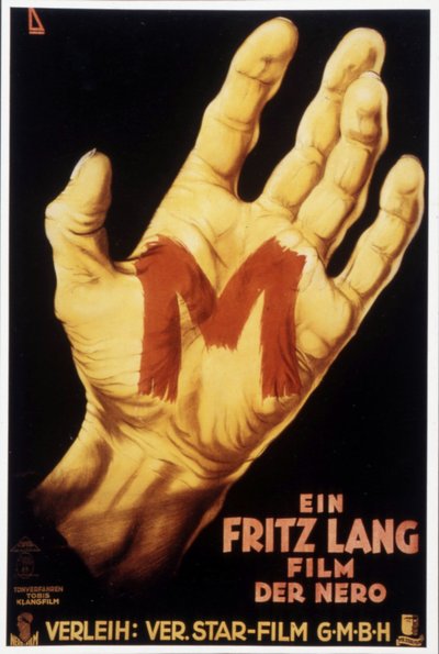 M door Fritz Lang door Unbekannter Künstler