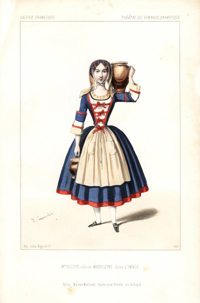 Madame Charlotte Doche, Eugenie Fleury of Marie Charlotte Eugenie Plunkett in de rol van Madeleine in Eugene Scribe