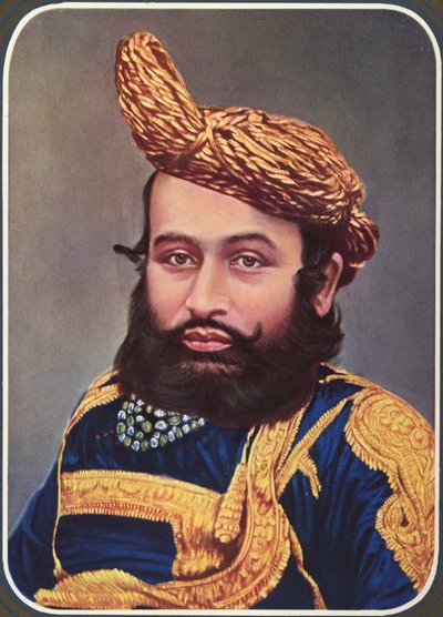 Mahabat Khan II; 1851 - 1882; Junagadh; Gujarat; India door Unbekannter Künstler