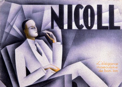 Nicoll, mannenelegantie in goede smaak, ca. 1930 (prent) door Unbekannter Künstler