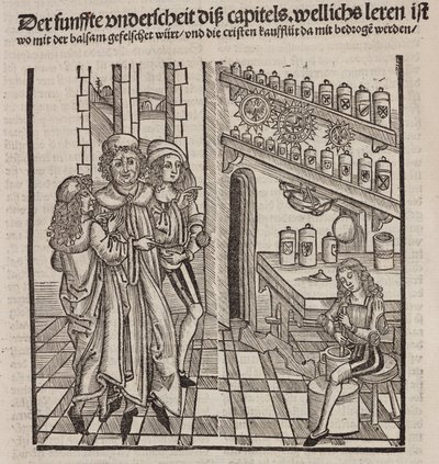 Apotheken, apothekerswinkel door Unbekannt