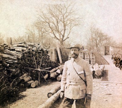 Foto uit een persoonlijk album van een infanterieluitenant tijdens de eerste maanden van de Eerste Wereldoorlog door Unbekannt